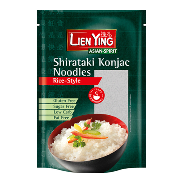 Orez Shirataki Konjac Lien Ying – 270 g driedfruits.ro/ Cereale & Leguminoase & Seminte